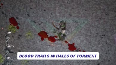 Blood Trails in Halls of Torment Lawod Cover