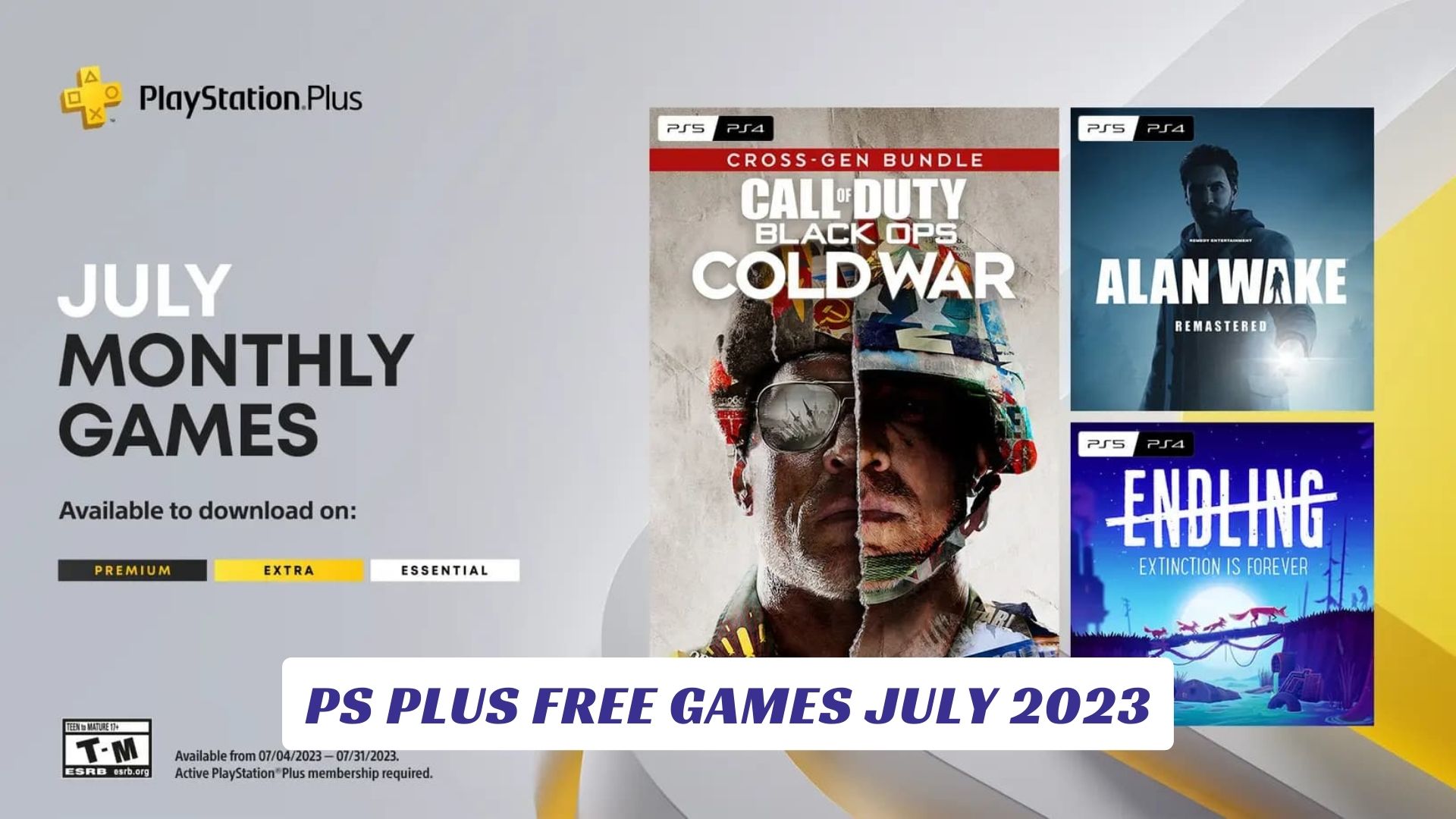 PlayStation Plus Free Games July 2023 Lawod